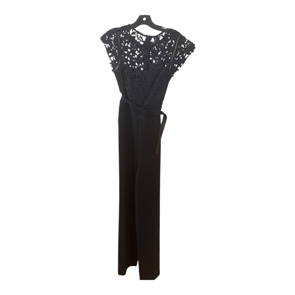 Eliza J Lace Bodice Pantsuit